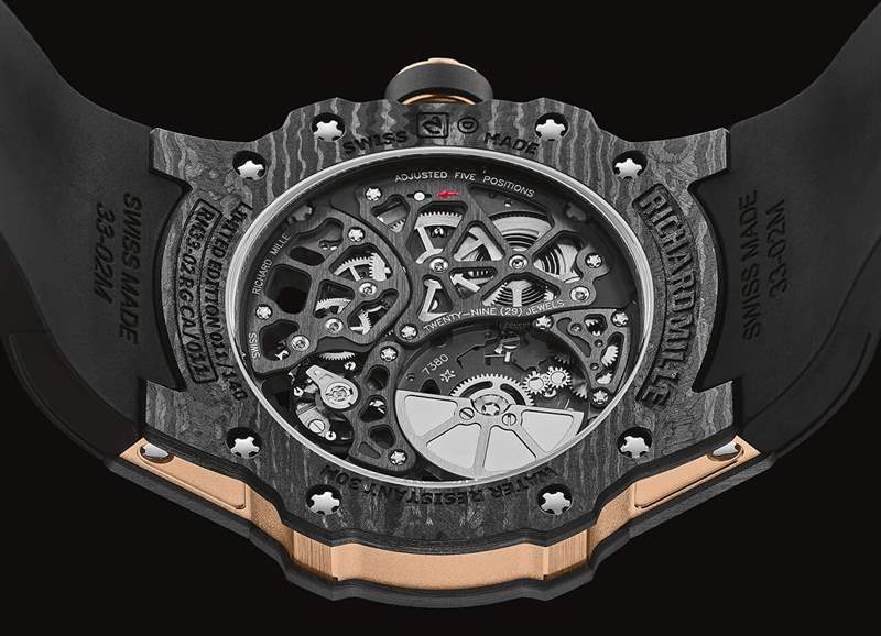 理查德米勒Richard Mille RM 33-02碳釬維腕表-復(fù)刻表