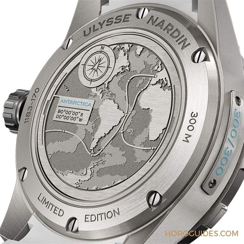 ULYSSE NARDIN - 來(lái)自南極大陸的冰藍(lán)魅力｜雅典表Diver X Antarctica