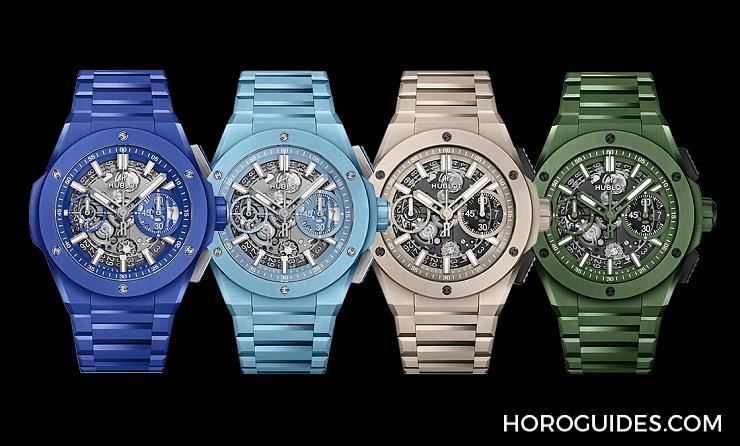 宇舶Hublot推出全球首見紫色藍寶石腕表&旗下第一款鈦金屬鏈帶-復刻表