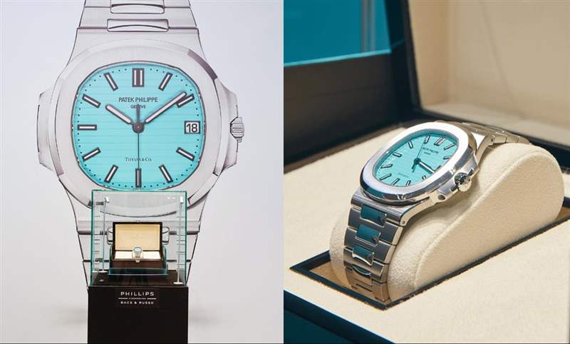 百達翡麗5711 Tiffany Blue,成交價臺幣1億8000萬、港幣5000萬-復刻表