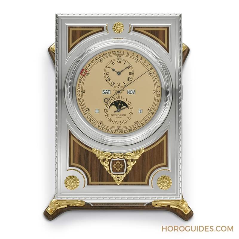 表王再出大招:百達翡麗為ONLY WATCH 2021獻上專利萬年歷座鐘-復刻表