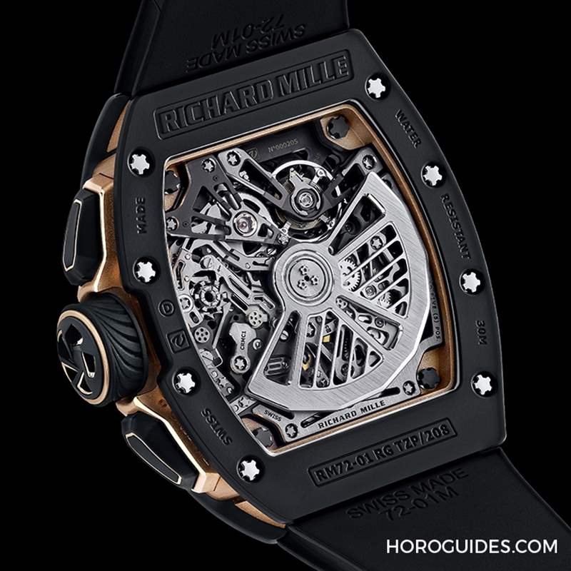 RICHARD MILLE 72-01計時碼表，再添黑白陶瓷款-復刻表