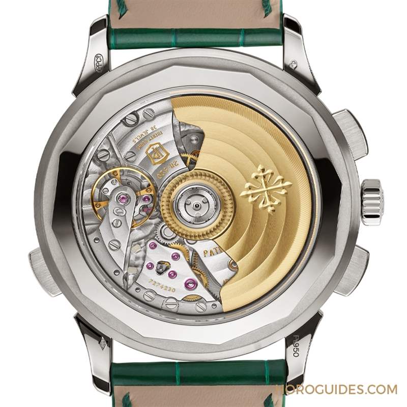 百達翡麗世界時區計時碼表5930首度推出鉑金款,挾綠面尊貴亮相-復刻表