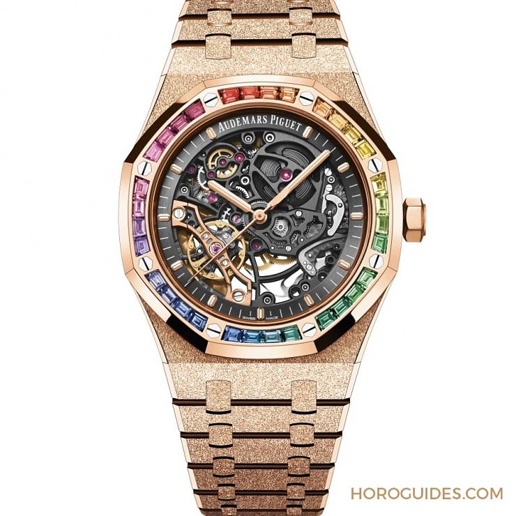 紫水晶圈！霜金彩虹圈！這是愛(ài)彼皇家橡樹(shù)表系里的盛世美顏-復(fù)刻表