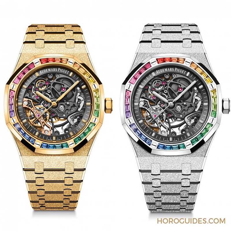 紫水晶圈！霜金彩虹圈！這是愛(ài)彼皇家橡樹(shù)表系里的盛世美顏-復(fù)刻表