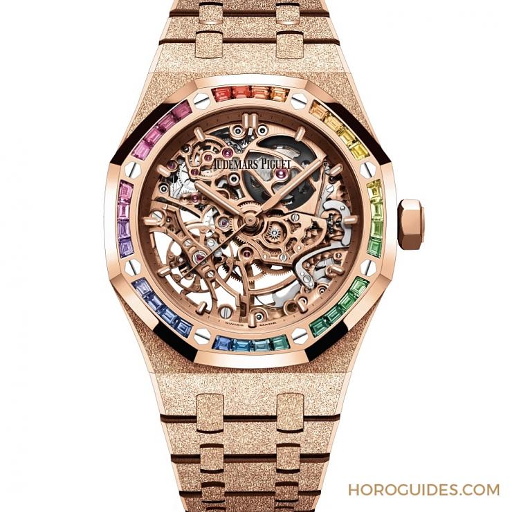 紫水晶圈！霜金彩虹圈！這是愛(ài)彼皇家橡樹(shù)表系里的盛世美顏-復(fù)刻表