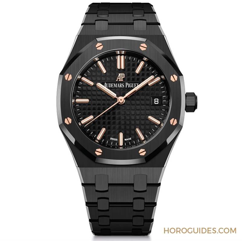 愛彼新作連發(fā)！皇家橡樹34mm自動(dòng)上鏈腕表-黑陶瓷款＆淺藍(lán)面霜金款-復(fù)刻表