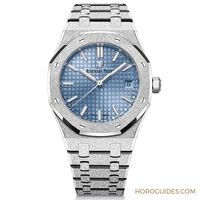 愛彼新作連發(fā)！皇家橡樹34mm自動(dòng)上鏈腕表-黑陶瓷款＆淺藍(lán)面霜金款-復(fù)刻表