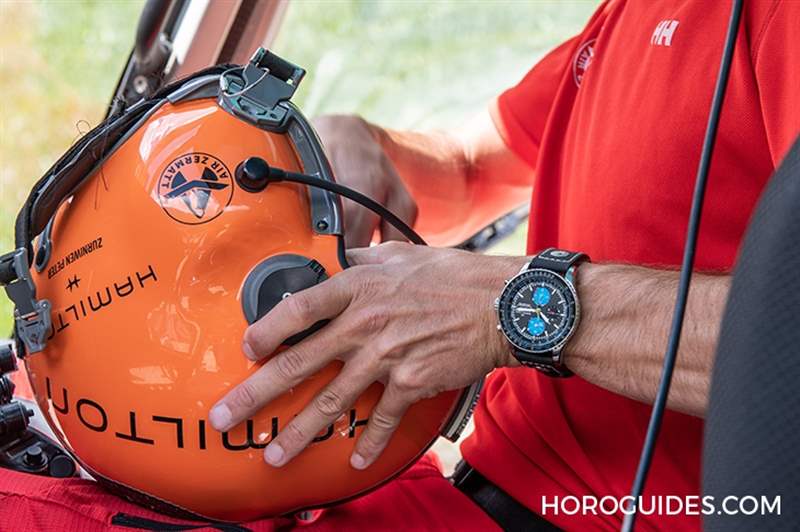 向空中救援精銳致敬｜HAMILTON Khaki Aviation系列Air Zermatt Converter限量計時碼表-復刻表