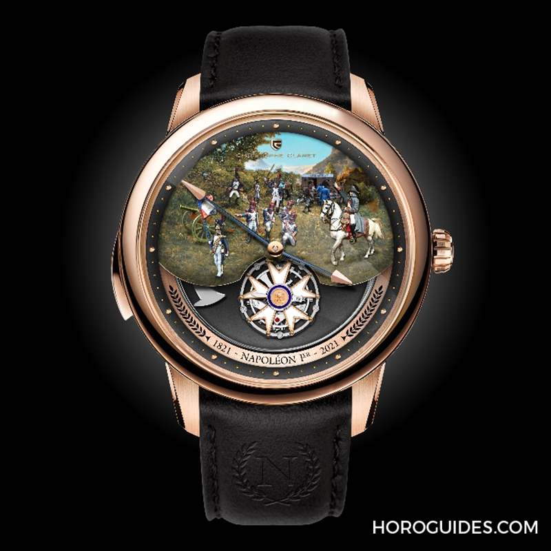 極致三問報(bào)時(shí),向拿破侖致敬|Christophe Claret Napoleon飛行陀飛輪三問表-復(fù)刻表