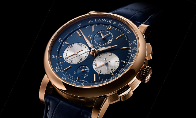 朗格Triple Split三追針計(jì)時，推出貴氣藍(lán)金新色-復(fù)刻表