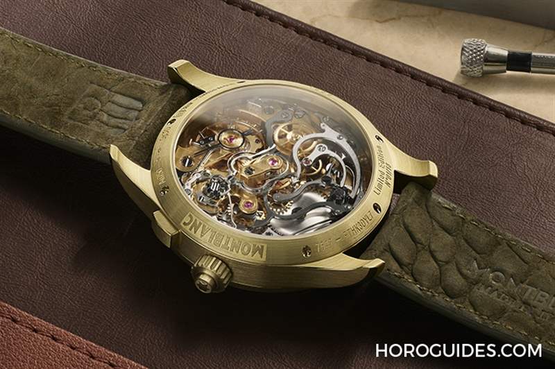 萬寶龍推出獨家的「Lime Gold」萊姆綠復(fù)古味| MONTBLANC 1858系列限量表-復(fù)刻表