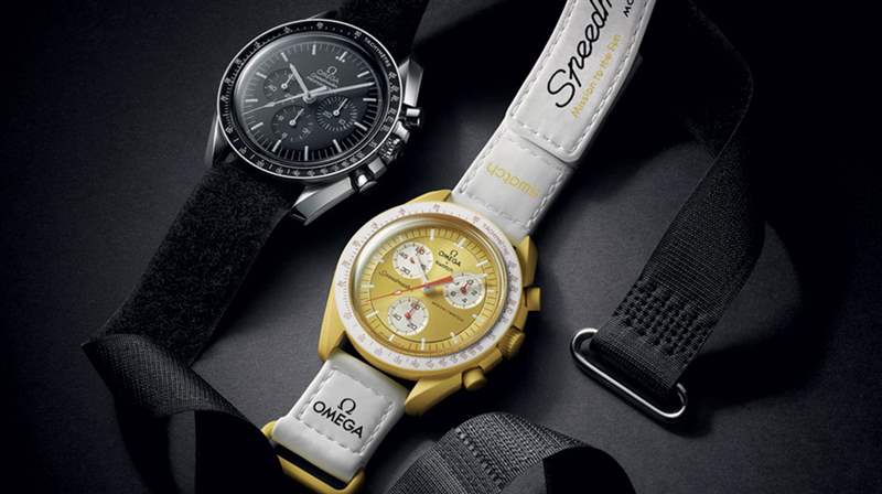 斯沃琪+歐米茄聯(lián)名：生物陶瓷超霸月亮手表樣本-復(fù)刻表