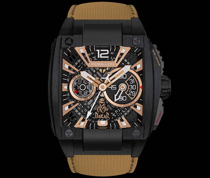 叛亂REBELLION雷伏特計(jì)時(shí)達(dá)喀爾,沙漠的呼喚-復(fù)刻表