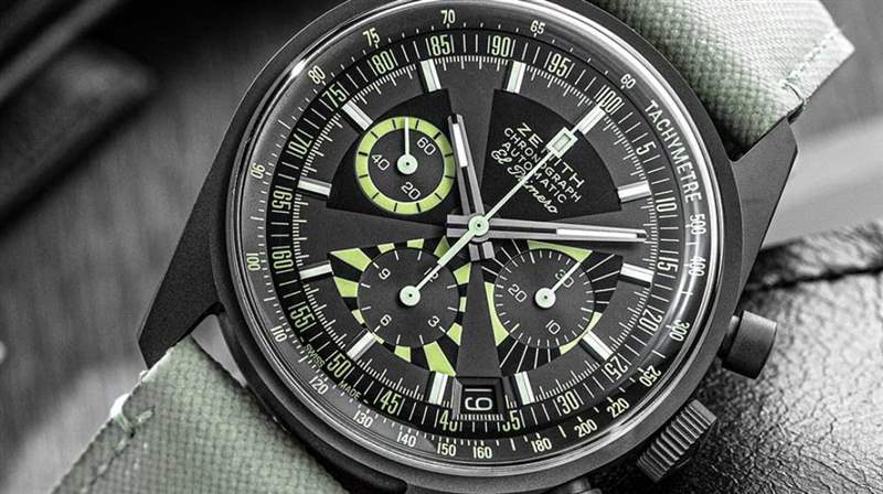 真力時天頂超時大師復(fù)興“撲克籌碼”發(fā)光的力量-復(fù)刻表