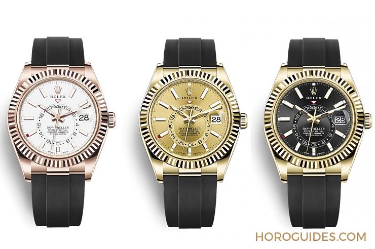 ROLEX Sky-Dweller首次搭配黑橡膠表帶！-復刻表