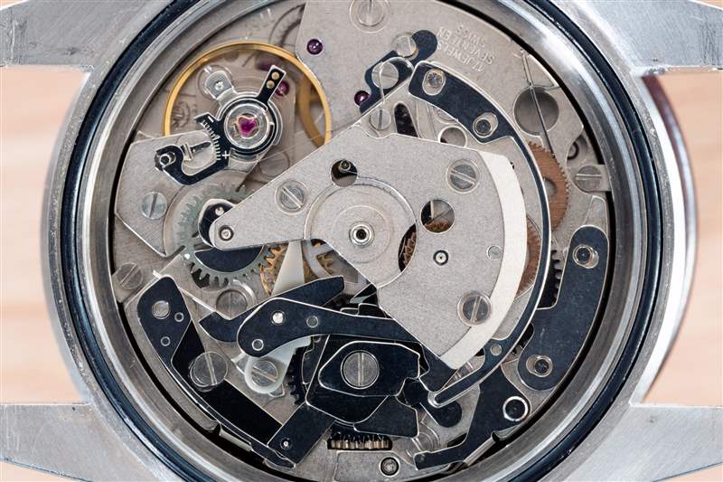 Valjoux/ETA 7750，轉(zhuǎn)子已移除