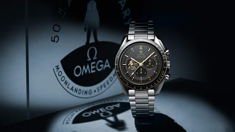 OMEGA｜阿波羅登月50周年限量手表行情上漲設計特別收藏價值高-復刻表