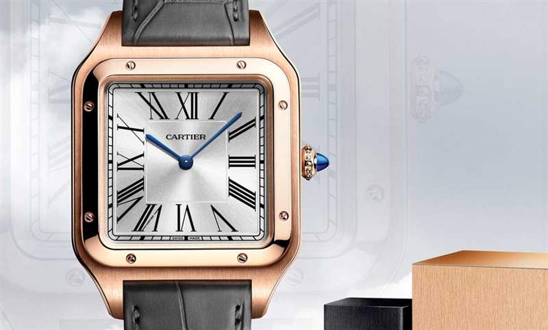 放大經(jīng)典原味|搭載機械機芯的Cartier Santos-Dumont XL-復刻表