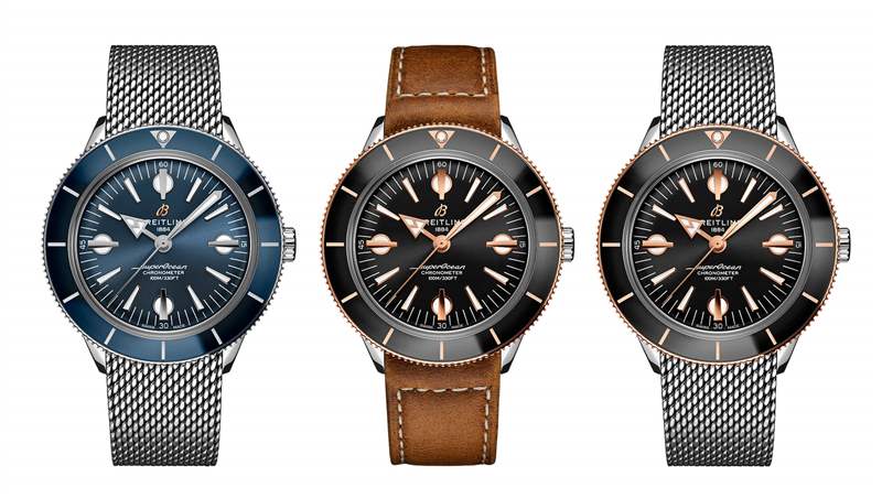 百年靈超級海洋'57 Heritage Capsule七彩系列A10370121B1A1-復(fù)刻表