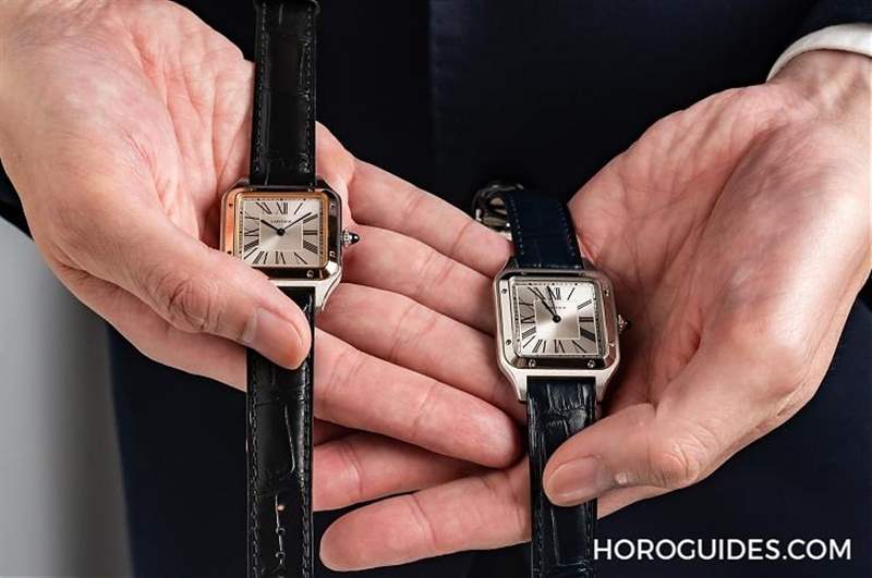 放大經(jīng)典原味|搭載機械機芯的Cartier Santos-Dumont XL-復刻表