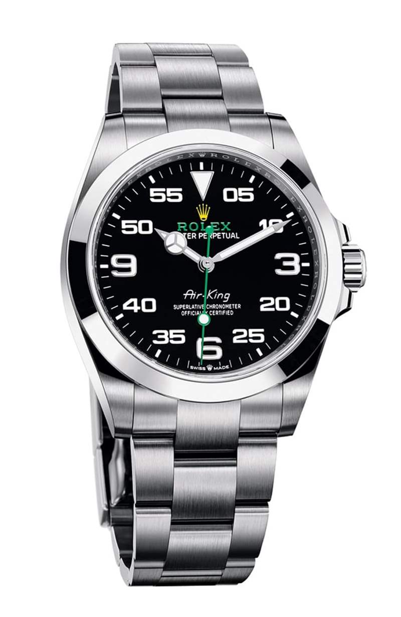 2. 蠔式鏈帶的中間鏈節(jié)加寬(Rolex) 3款勞力士停產(chǎn)熱門手表風(fēng)光不再OP綠松石面行情急跌近半-復(fù)刻表