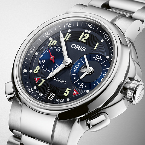 實用功能的驚喜復刻！ORIS H?lstein限量款重現Full Steel Worldtimer-復刻表