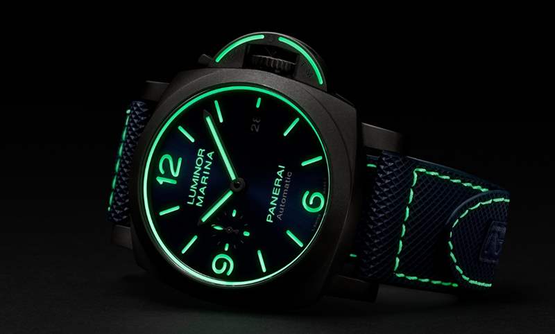 全都亮起來！沛納海全新Luminor Marina，表盤、表冠、表帶都有夜光-復刻表