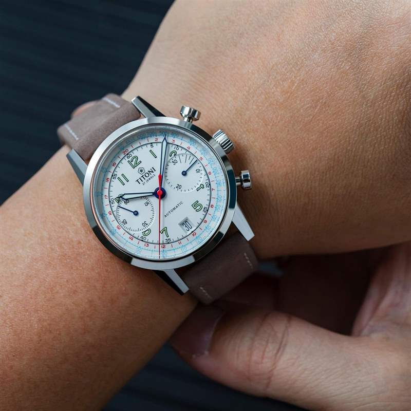 TITONI Heritage傳承系列計時碼表：復古元素集一身！-復刻表