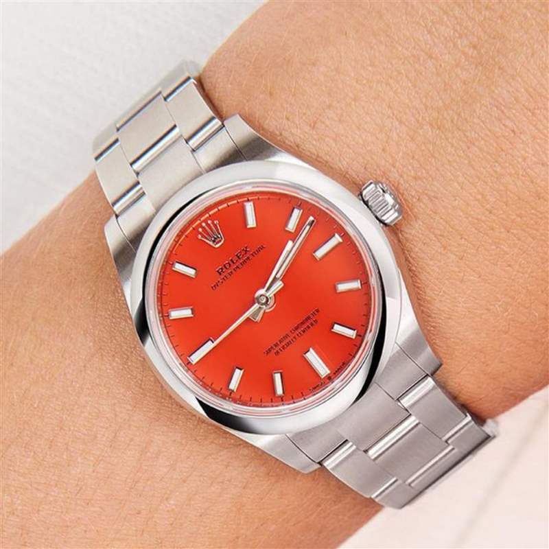 Rolex OP手表珊瑚紅表面爆冷暴升63% 同期漲幅超越Tiffany Blue-復刻表