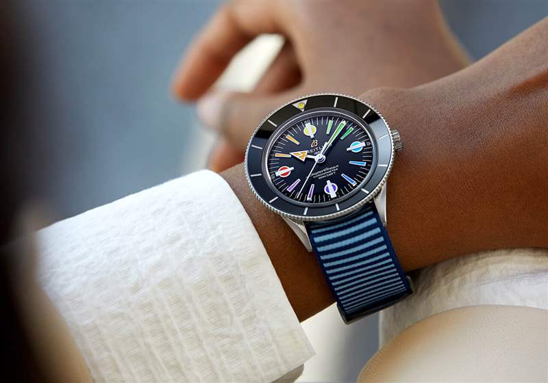 百年靈超級海洋'57 Heritage Capsule七彩系列A10370121B1A1-復(fù)刻表