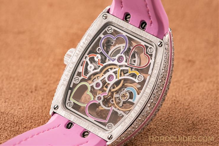 Vanguard Yachting玫瑰金白色面盤-Vanguard Heart Skeleton｜打動她的心-復刻表