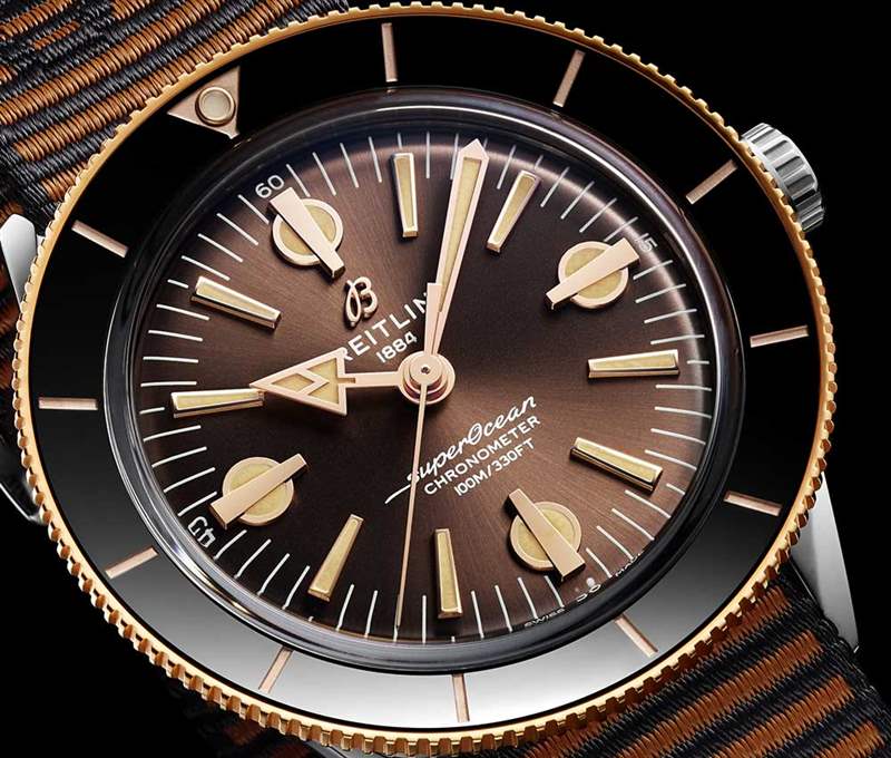 百年靈超級海洋遺產(chǎn)'57外為人所知-復(fù)刻表