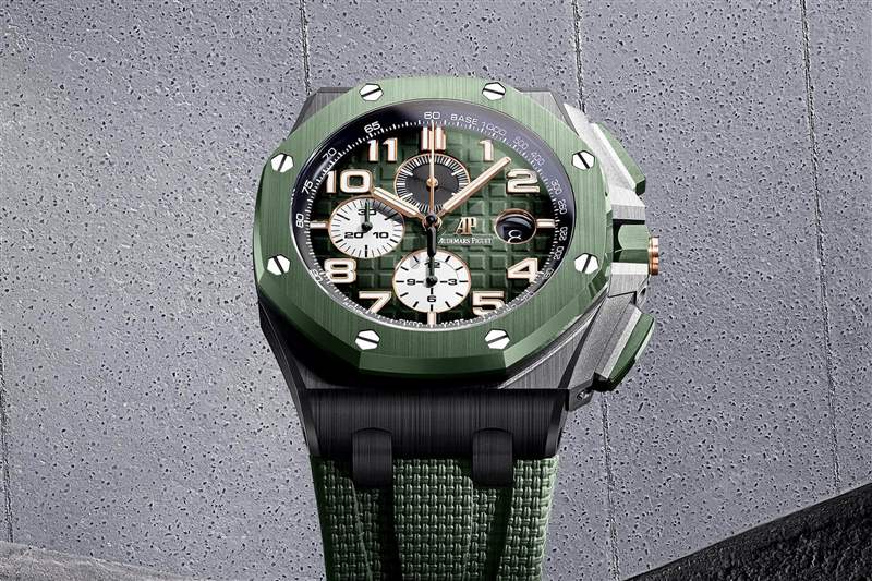 愛彼皇家橡樹離岸型26405NR自動上鏈計時碼表黑色陶瓷-復刻表