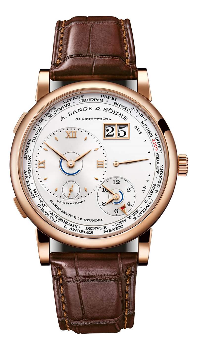 朗格最優雅的旅行表A. Lange & S?hne Lange 1時區-復刻表