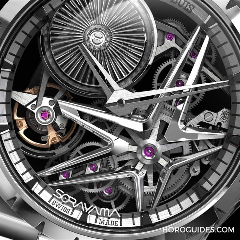 這款自動(dòng)盤轉(zhuǎn)起來很迷幻！Roger Dubuis攜手空山基推出Excalibur Sorayama Monobalancier腕表-復(fù)刻表
