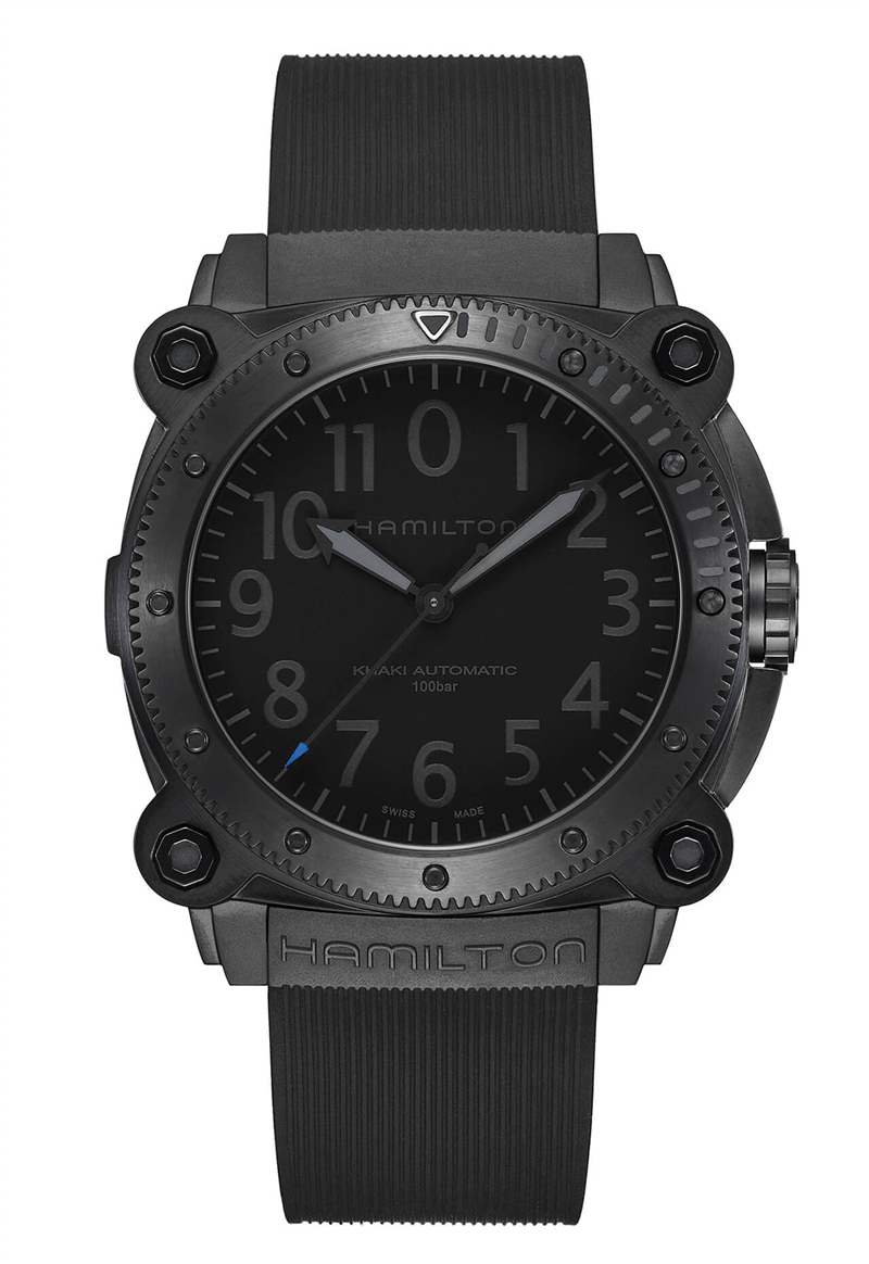 漢米爾頓x《信條》電影聯(lián)名深潛鈦金限量888枚腕表-復(fù)刻表