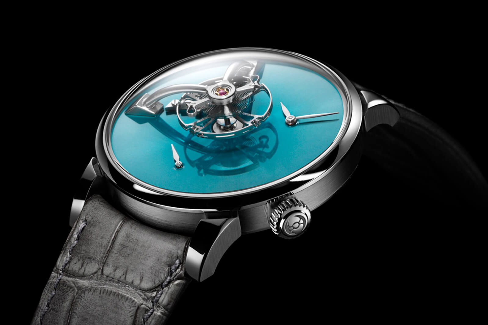 H. Moser & Cie x MB&F聯名半球型手表-復刻表