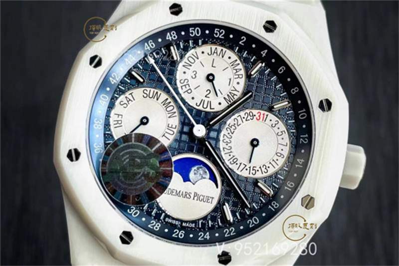 APS廠AP愛彼萬年歷白陶瓷AP26579計(jì)時(shí)表復(fù)刻做工怎么樣-復(fù)刻表