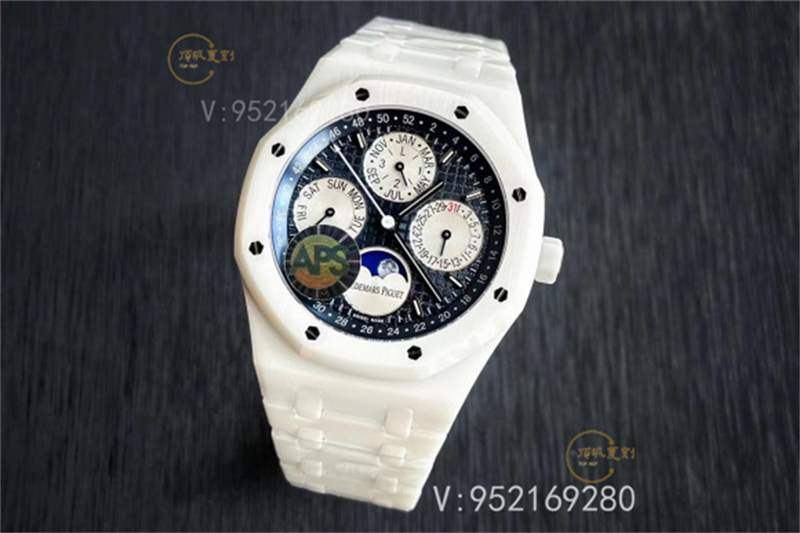 APS廠AP愛彼萬年歷白陶瓷AP26579計(jì)時(shí)表復(fù)刻做工怎么樣-復(fù)刻表