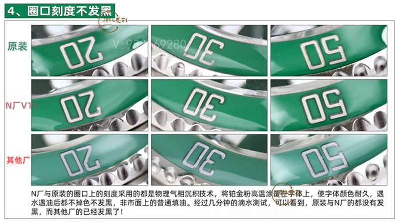N廠復(fù)刻V11升級(jí)版勞力士綠水鬼對(duì)比正品及市場(chǎng)版本評(píng)測(cè)-復(fù)刻表