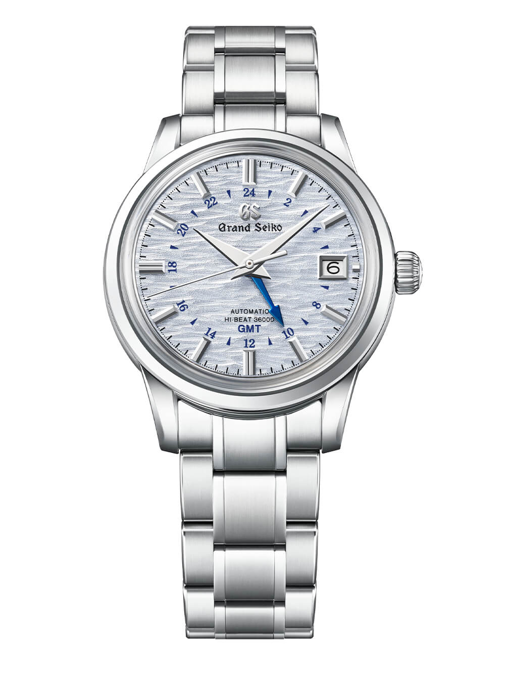 精工表Elegance GMT四季系列山丘湖泊山脈靈感來源設計的表盤-復刻表