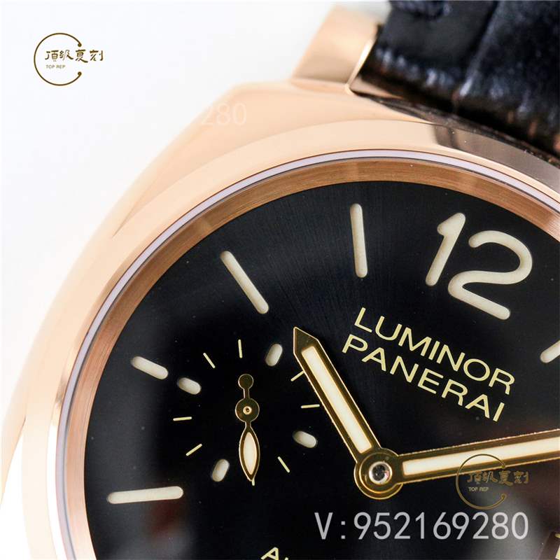 VS廠沛納海908-VS廠沛納海pam908復(fù)刻表38mm紅金做工怎么樣-復(fù)刻表