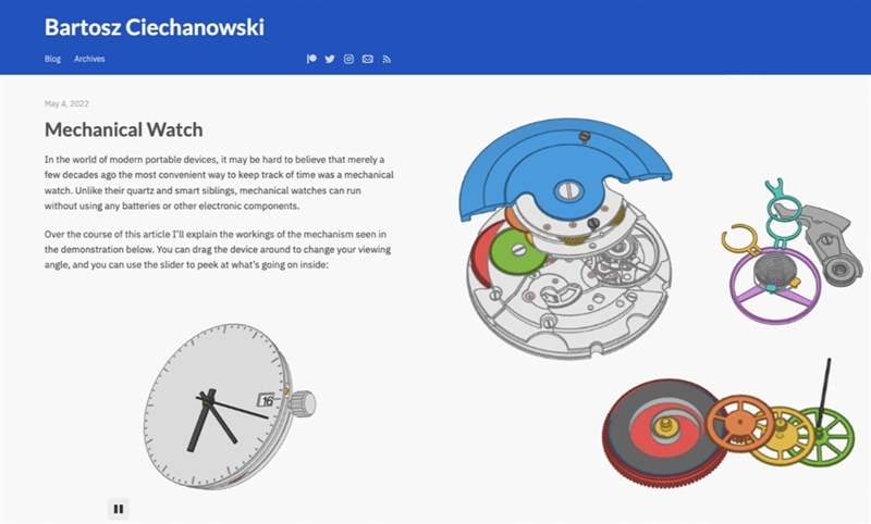 這是最有趣、最有互動性的鐘表文章：來自國外表友的機芯原理全面解析-復刻表