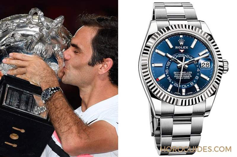 回顧那些高光時刻，Roger Federer費德勒與Rolex偕伴20年-復(fù)刻表