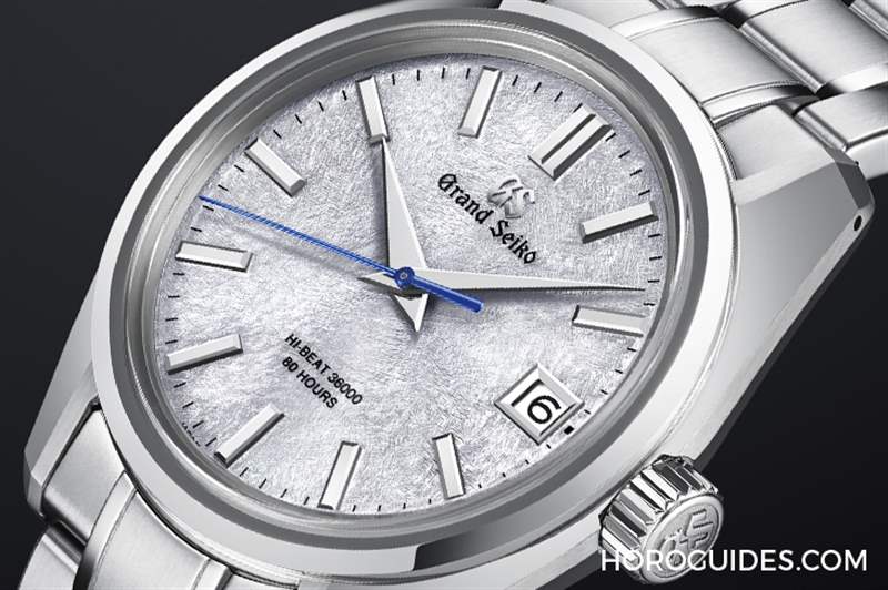 GRAND SEIKO - 淡藍面盤呈現巖手山「融雪」美景，Grand Seiko 44GS首款白鋼材質
