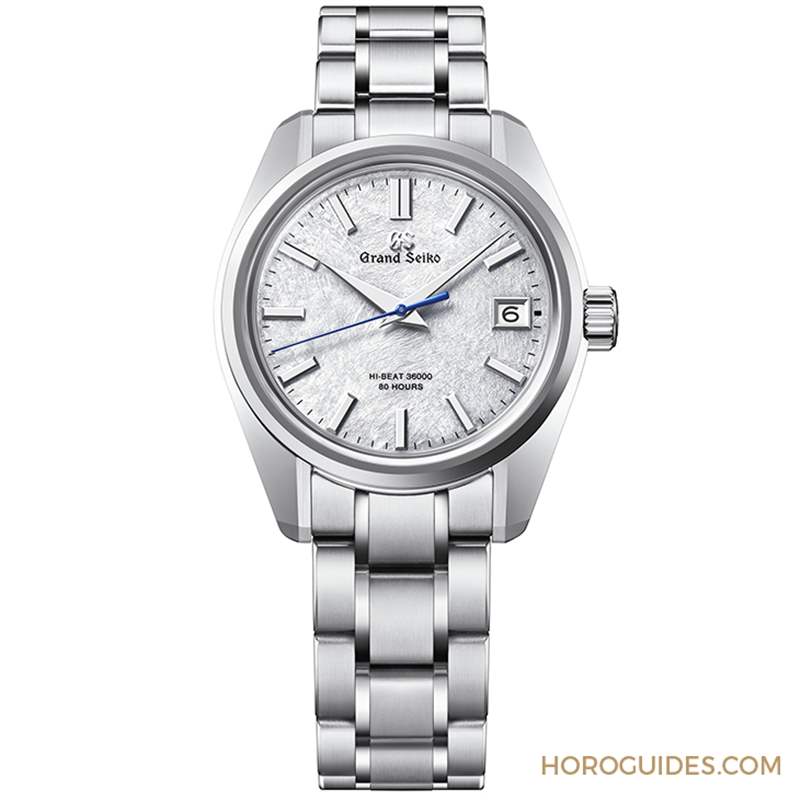 GRAND SEIKO - 淡藍面盤呈現巖手山「融雪」美景，Grand Seiko 44GS首款白鋼材質