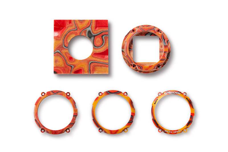 推出G-Shock 慶祝其成立 40 周年,發布了一些火紅的手表和巧妙的霧霾-復刻表