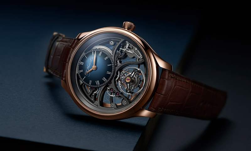 賀高登鐘表50周年！ H. Moser & Cie.勇創(chuàng)者圓柱陀飛輪鏤空紀(jì)念腕表限量發(fā)行-復(fù)刻表