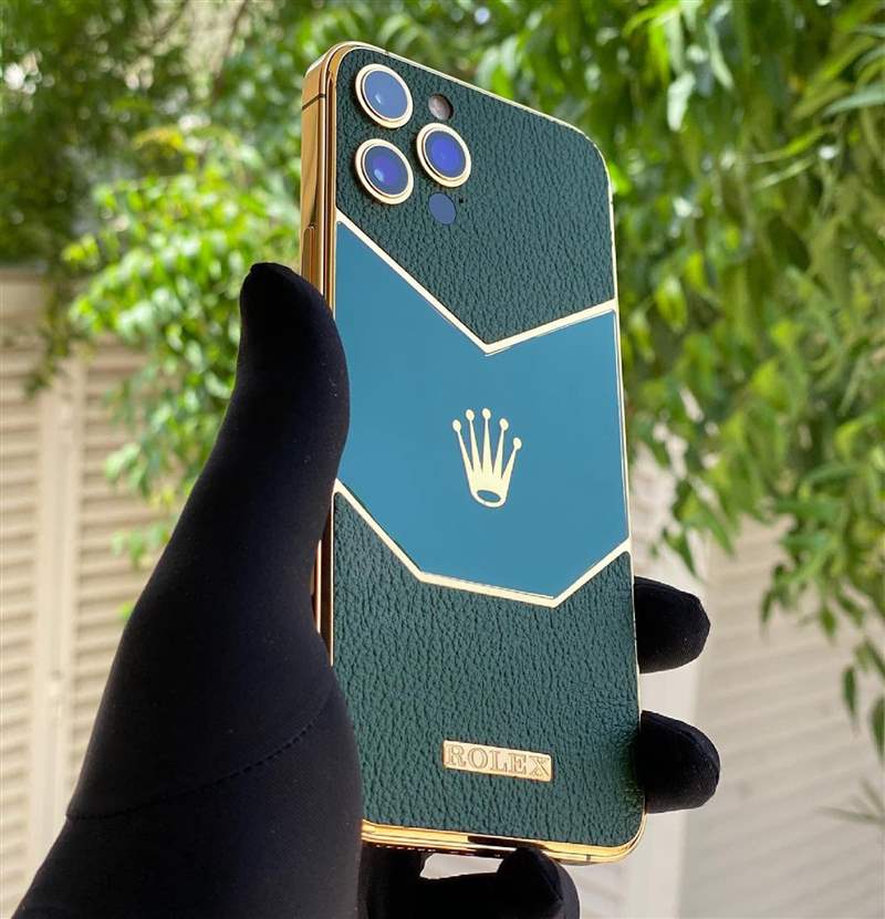 改裝Rolex 勞力士iPhone手機(jī)(IG@rg_phone_dxb) Rolex限量版iPhone開(kāi)箱?24K金打造真土豪風(fēng)范比戴勞力士更氣派-復(fù)刻表